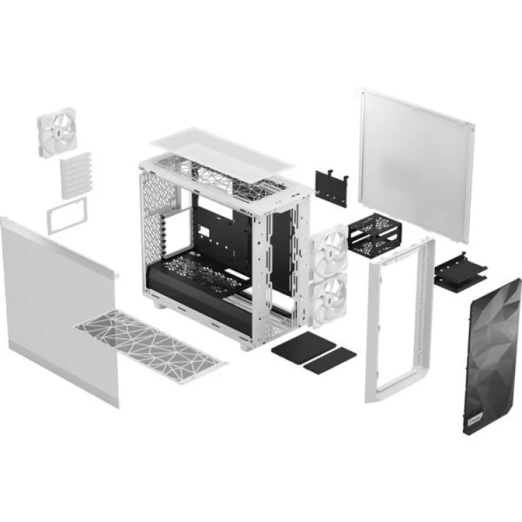 Корпус Fractal Design Meshify 2 Lite White TG Clear (FD-C-MEL2A-04) - фото 12