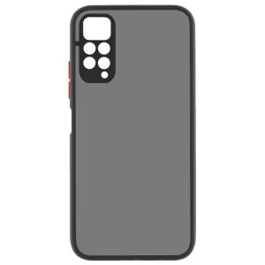 Чохол до мобільного телефона MakeFuture Xiaomi Redmi Note 11 Pro Frame (Matte PC+TPU) Black (MCMF-XRN11PBK)