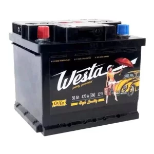 Акумулятор автомобільний Westa 6CT-50 А (1) Pretty Powerful