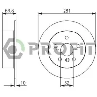 Гальмівний диск Profit 5010-2028