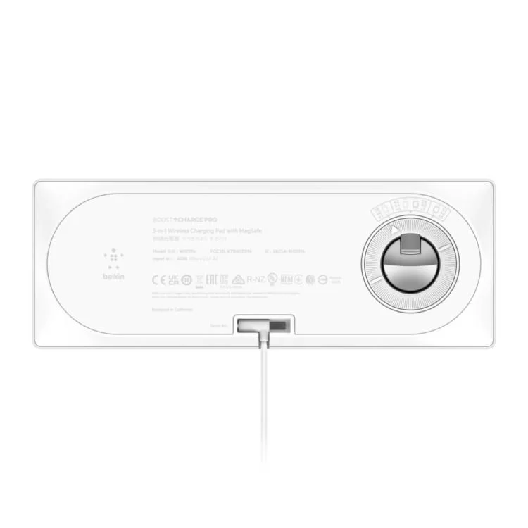 Зарядное устройство Belkin 3in1 MagSafe, white (WIZ016VFWH) - фото 9
