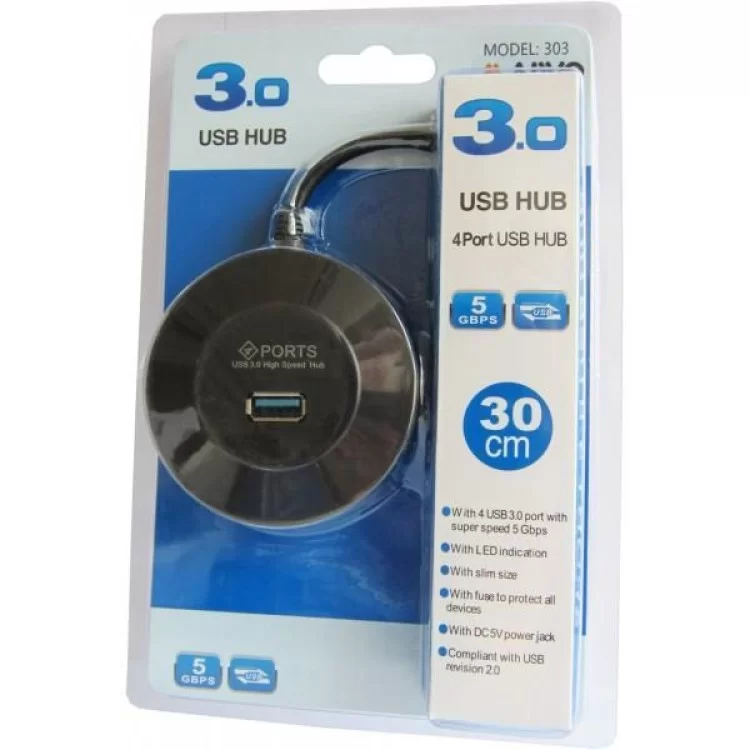 в продажу Концентратор Maiwo USB 3.1 Type-C - 4 port USB 3.0 Type-А, cable 30 cm (KH304) - фото 3