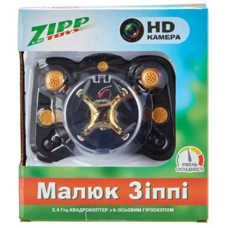 Радіокерована іграшка ZIPP Toys Квадрокоптер з камерою Малюк Zippi з дод. акумулятором, золо (CF922 gold) характеристики - фотографія 7