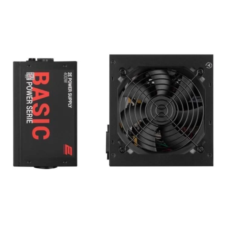 Блок питания 2E BASIC POWER (400W), 80, 120mm, 1xMB 24pin(20+4), 1xCPU 8pin(4+4), 3xMolex, 4xSATA, 1xPCIe 8pin( (2E-BP400-120APFC) цена 1 970грн - фотография 2