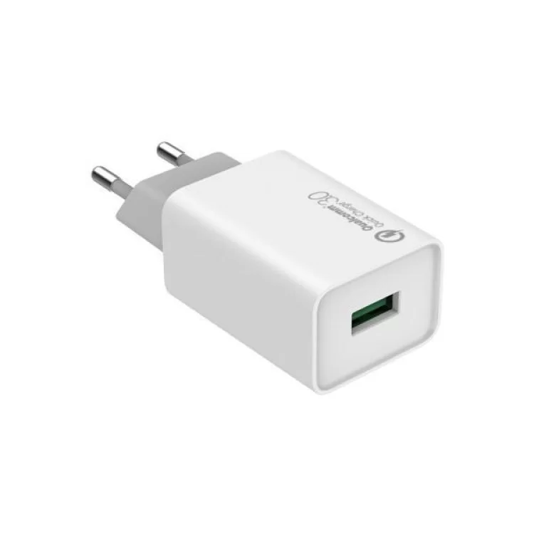 Зарядний пристрій ColorWay 1USB Quick Charge 3.0 (18W) (CW-CHS013Q-WT) ціна 477грн - фотографія 2