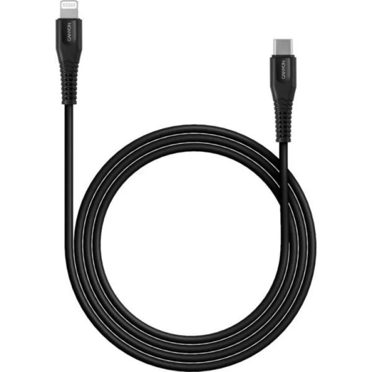 Дата кабель USB-C to Lightning 1.2m MFI Black Canyon (CNS-MFIC4B) цена 958грн - фотография 2