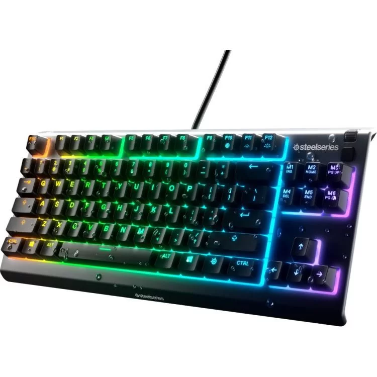 Клавиатура SteelSeries Apex 3 TKL USB UA Black (SS64817) цена 3 908грн - фотография 2