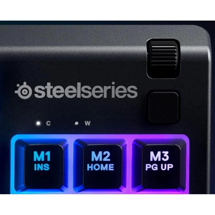 Клавиатура SteelSeries Apex 3 TKL USB UA Black (SS64817) - фото 10