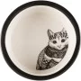 Посуда для кошек Trixie Zentangle 300 мл / 12 см (4011905251202)