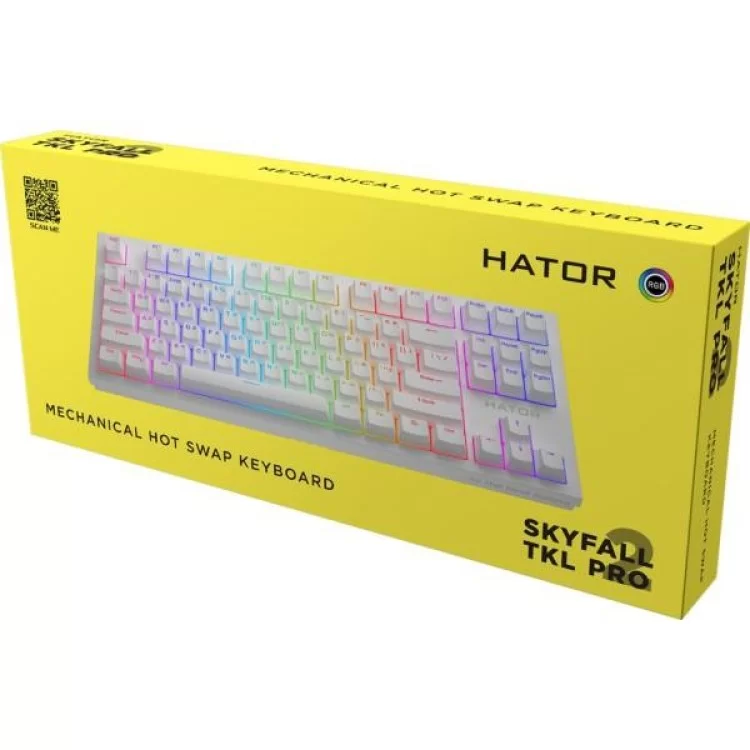 Клавіатура Hator Skyfall 2 TKL Pro Orange USB White (HTK-751) інструкція - картинка 6