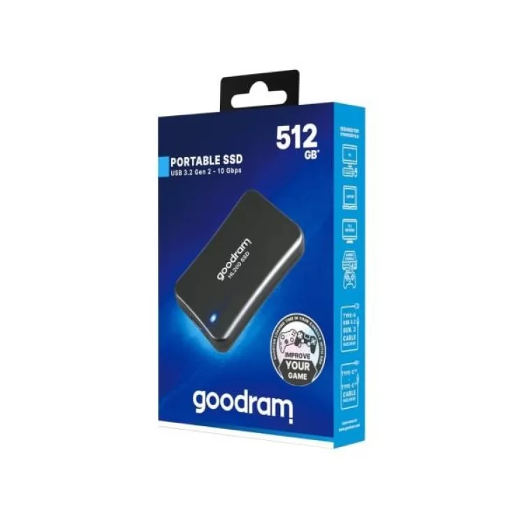 Накопичувач SSD USB 3.2 512GB HL200 Goodram (SSDPR-HL200-512) відгуки - зображення 5