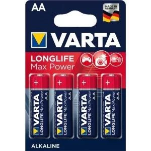 Батарейка Varta AA Longlife Max Power щелочная * 4 (04706101404)