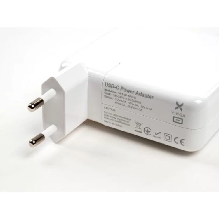 продаем Блок питания к ноутбуку Vinga Apple 87W 5.2V3A/9V3A/12V3A/15V3A/20.2V4.3A USB-C (VPA-87-APP-C) в Украине - фото 4