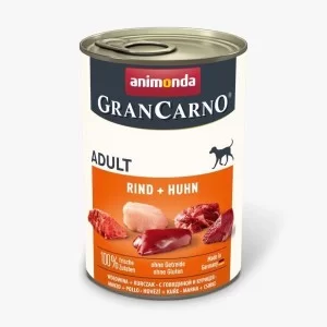 Консервы для собак Animonda GranCarno Adult Beef + Chicken 400 г (4017721827324)