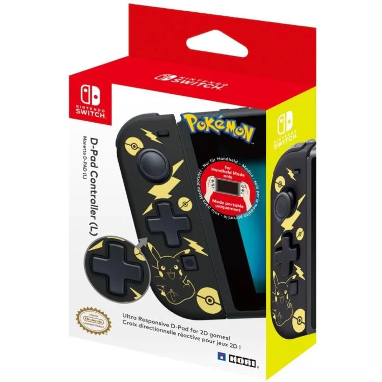 продаємо Геймпад Hori D-Pad Pikachu Black Gold Edition for Nintendo Switch (NSW-297U) в Україні - фото 4