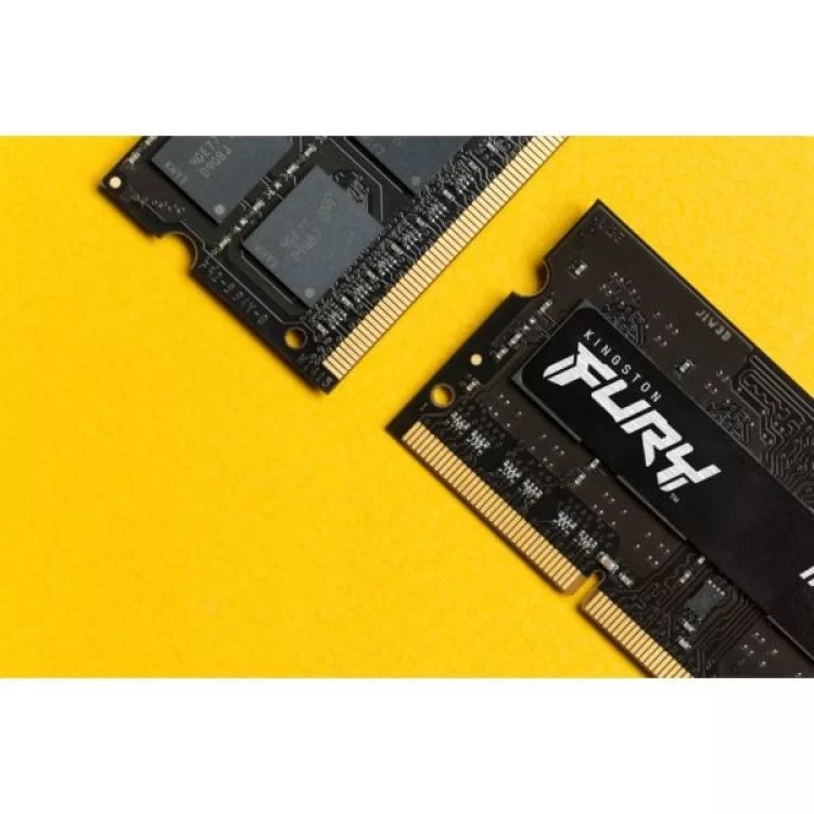в продажу Модуль пам'яті для ноутбука SoDIMM DDR4 16GB 2666 MHz Fury Impact Kingston Fury (ex.HyperX) (KF426S15IB1/16) - фото 3