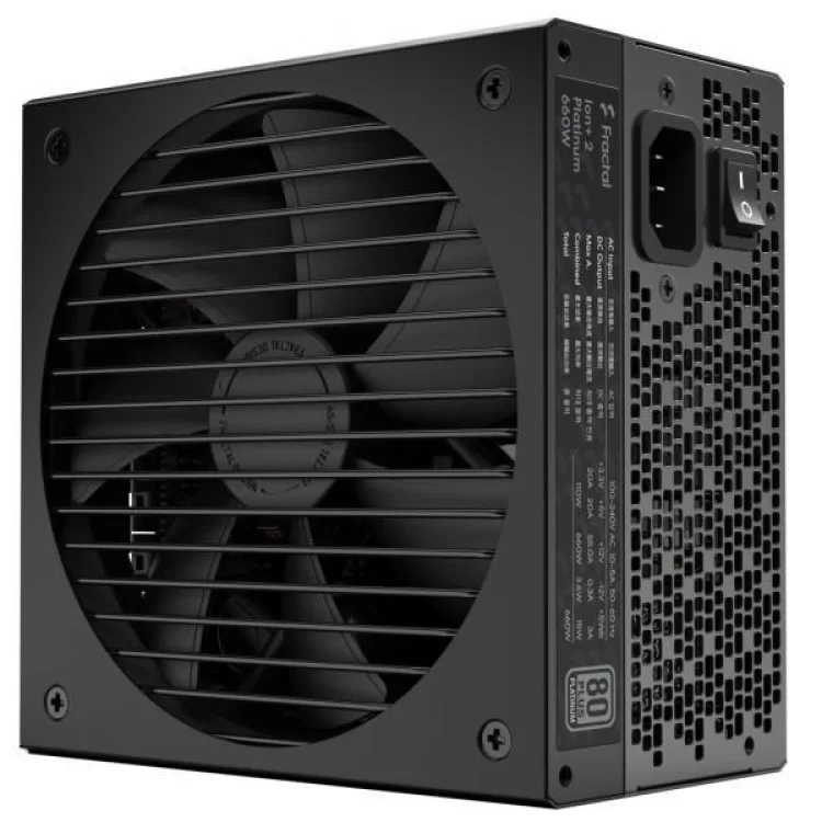 Блок питания Fractal Design 660W Ion + 2 Platinum (FD-P-IA2P-660-EU)