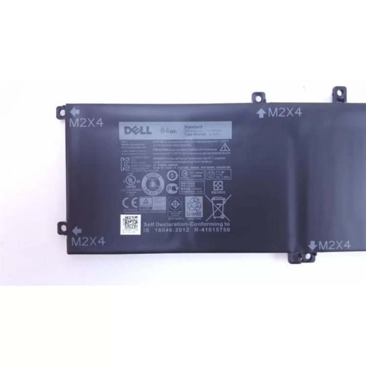 Акумулятор до ноутбука Dell XPS 15-9550 (long) 4GVGH, 84Wh (7260mAh), 6cell, 11.4V, Li-i (A47245) ціна 5 970грн - фотографія 2