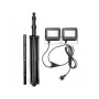 Прожектор Neo Tools алюминий, 220 В, 2х30Вт, 5400 люмен, SMD LED, кабель 3 м с в (99-061)