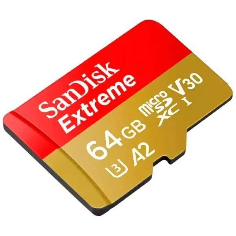 продаем Карта памяти SanDisk 64GB microSD class 10 UHS-I Extreme For Action Cams and Dro (SDSQXAH-064G-GN6AA) в Украине - фото 4