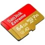 Карта памяти SanDisk 64GB microSD class 10 UHS-I Extreme For Action Cams and Dro (SDSQXAH-064G-GN6AA)