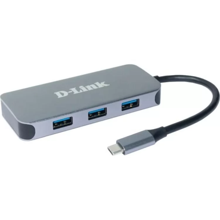 Концентратор D-Link 3xUSB3.0, 1xUSB-C/PD, 1xHDMI 1.4b, 1xGE, USB-C (DUB-2335) ціна 2 933грн - фотографія 2