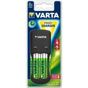 Зарядний пристрій для акумуляторів Varta Pocket Charger + 4AA 2600 mAh NI-MH (57642101471)