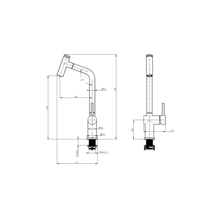 Смеситель Nett FG-44 цена 9 848грн - фотография 2