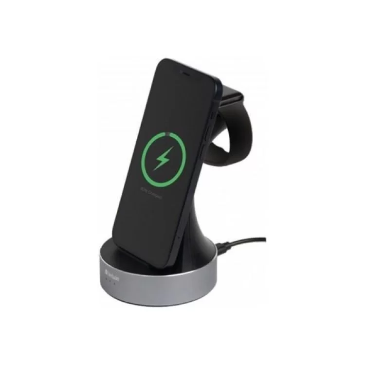 в продаже Зарядное устройство Verbatim 2in1 Apple Watch and iPhone Charging Stand (49555) - фото 3