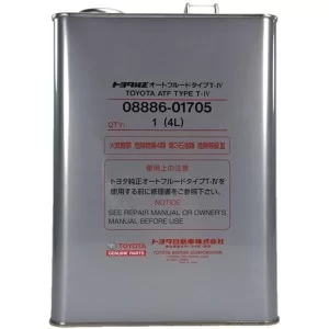 Трансмиссионное масло Toyota ATF TYPE T-IV (Japan) 4л (08886-01705)