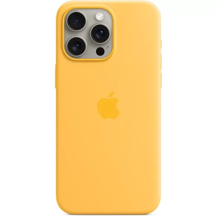Чехол для мобильного телефона Apple iPhone 15 Pro Max Silicone Case with MagSafe - Sunshine,Model A3126 (MWNP3ZM/A) цена 3 779грн - фотография 2