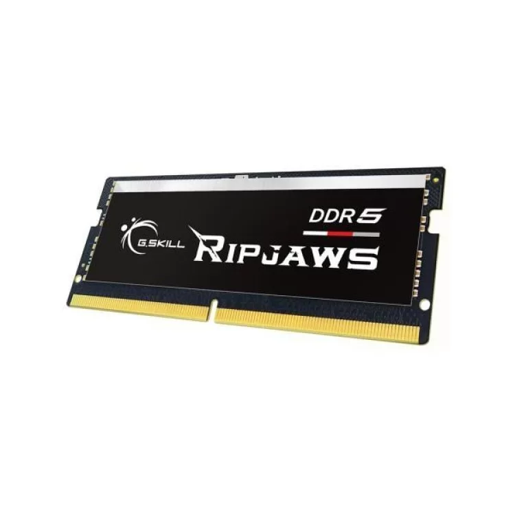 Модуль пам'яті для ноутбука SoDIMM DDR5 16GB 4800 MHz Ripjaws G.Skill (F5-4800S3434A16GX1-RS) ціна 3 874грн - фотографія 2