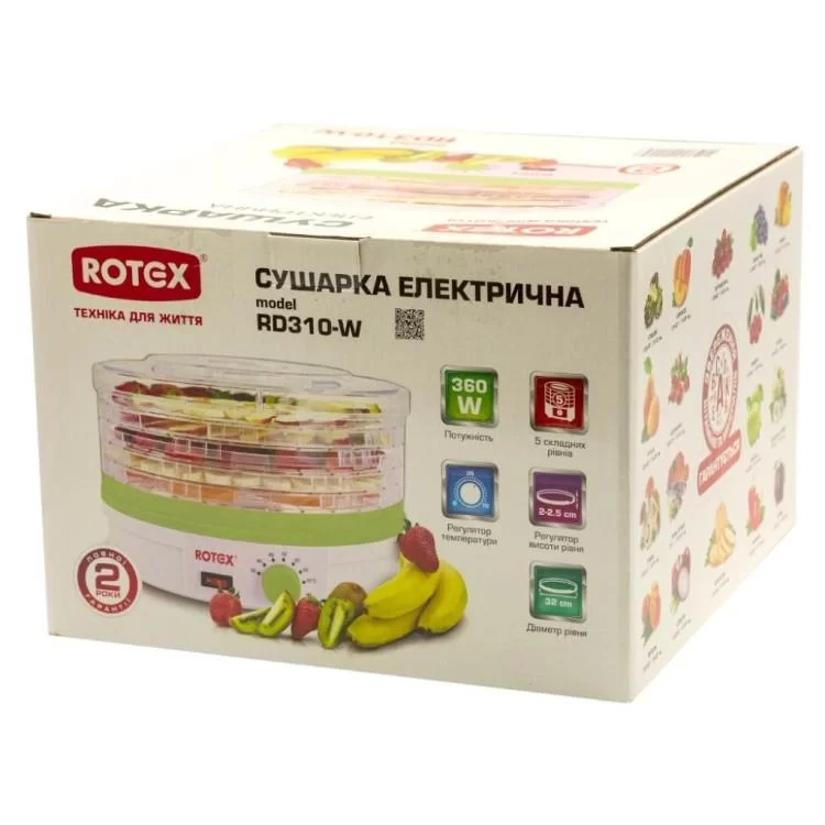 в продажу Сушка для овочів та фруктів Rotex RD310-W - фото 3