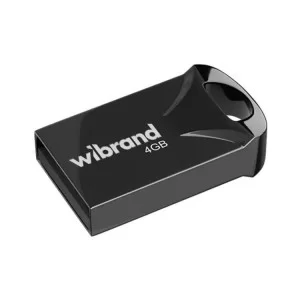 USB флеш накопитель Wibrand 4GB Hawk Black USB 2.0 (WI2.0/HA4M1B)