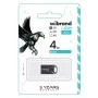 USB флеш накопичувач Wibrand 4GB Hawk Black USB 2.0 (WI2.0/HA4M1B)