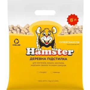 Наповнювач для туалету Super Cat Hamster Деревний вбирний з запахом лаванди 2 кг (3.4 л) (5705)