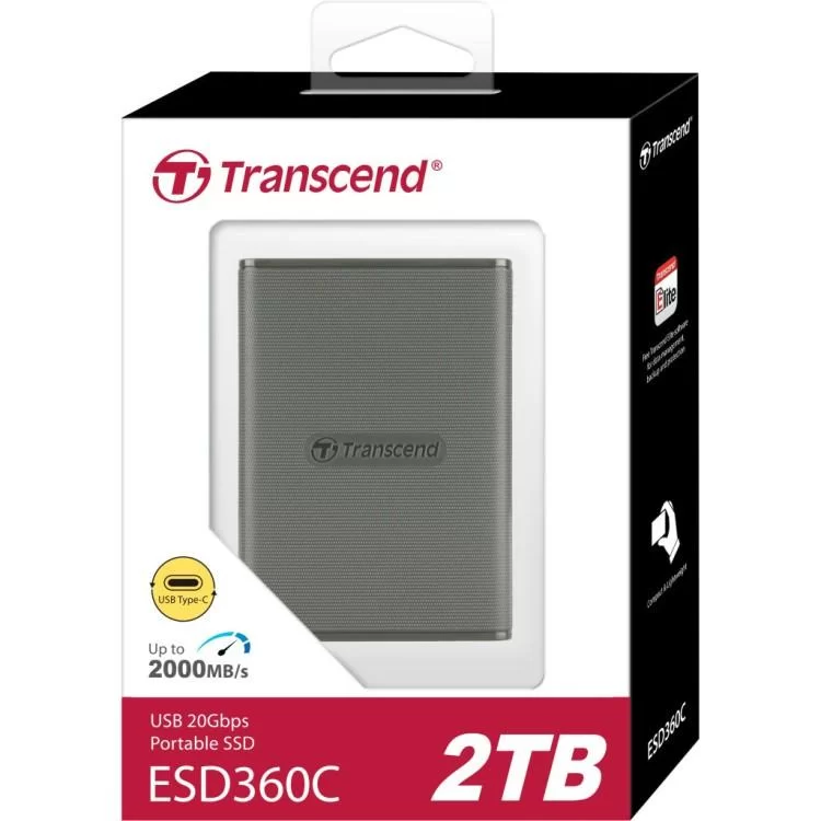 продаємо Накопичувач SSD USB 3.2 2TB ESD360C Transcend (TS2TESD360C) в Україні - фото 4