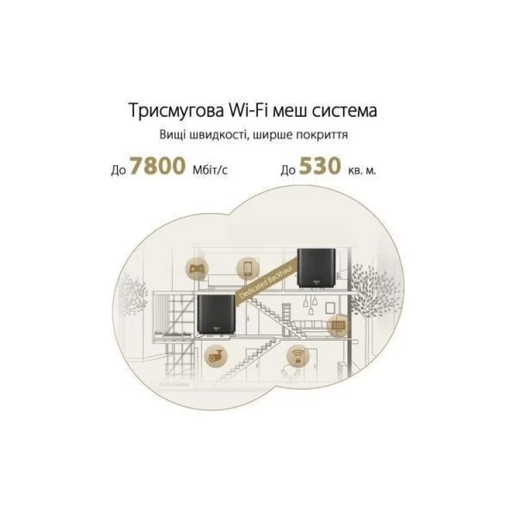 Маршрутизатор ASUS ZenWiFi XT9 2PK (90IG0740-MO3B30) огляд - фото 8