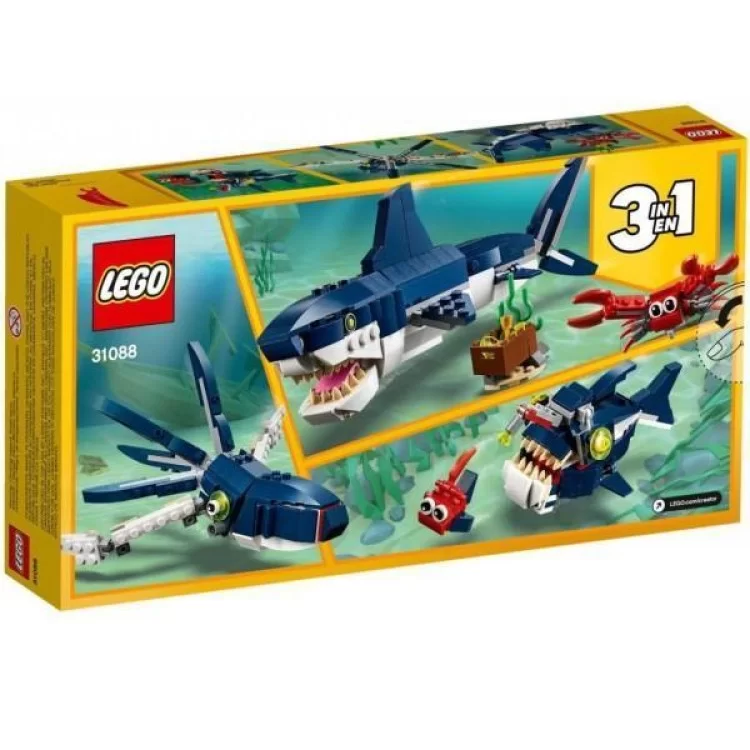 Конструктор LEGO Creator Обитатели морских глубин 230 деталей (31088) - фото 11