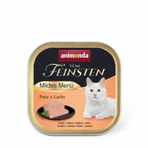 Паштет для кошек Animonda Vom Feinsten Adult Turkey + Salmon 100 г (4017721830485)