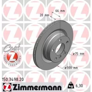 Тормозной диск ZIMMERMANN 150.3498.20