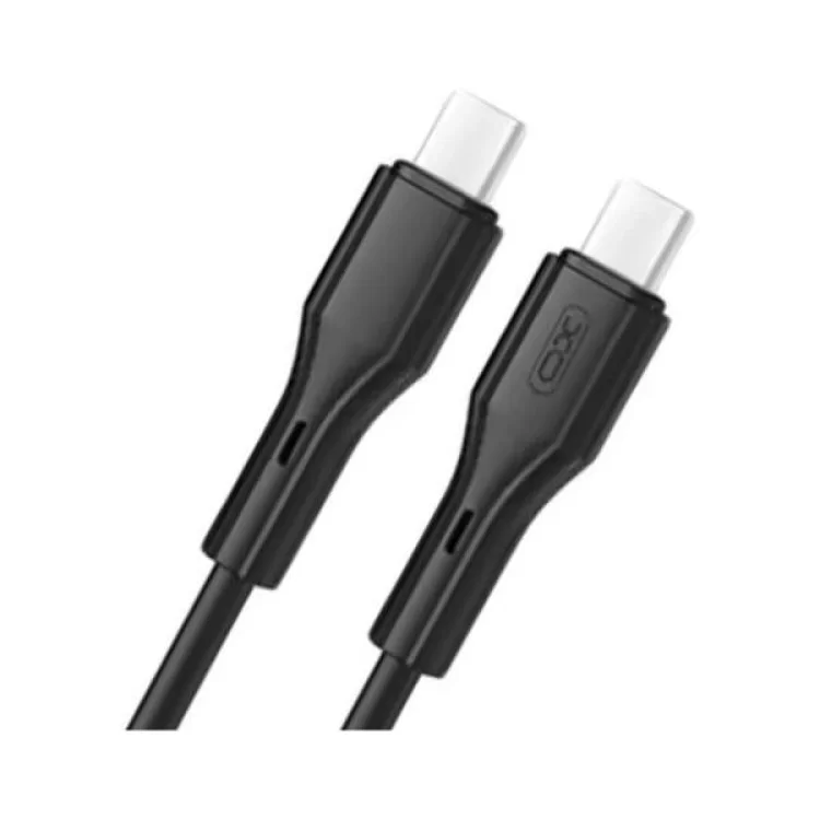 Дата кабель USB-C to USB-C 1.0m NB-Q231B 60W Black XO (NB-Q231B-BK) цена 149грн - фотография 2