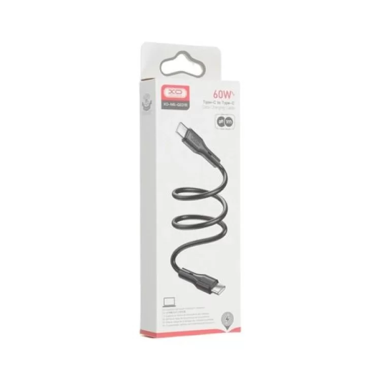 в продаже Дата кабель USB-C to USB-C 1.0m NB-Q231B 60W Black XO (NB-Q231B-BK) - фото 3