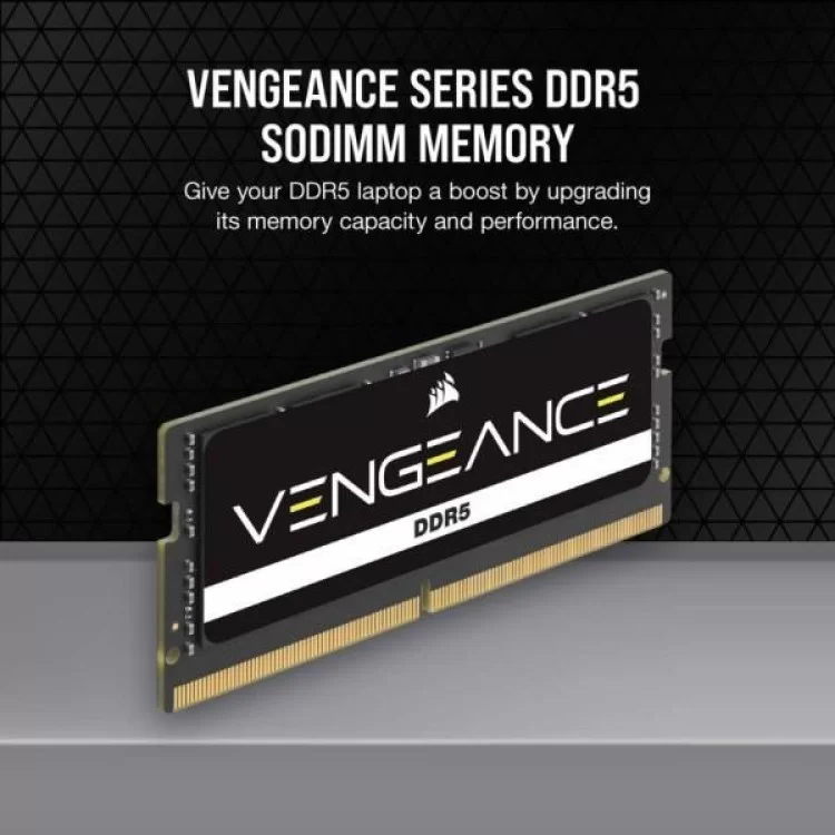 Модуль памяти для ноутбука SoDIMM DDR5 16GB 4800 MHz Vengeance Corsair (CMSX16GX5M1A4800C40) отзывы - изображение 5