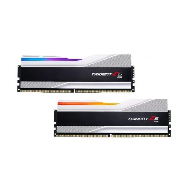 Модуль пам'яті для комп'ютера DDR5 32GB (2x16GB) 5600 MHz Trident Z5 RGB Silver G.Skill (F5-5600J3636C16GX2-TZ5RS) ціна 7 149грн - фотографія 2
