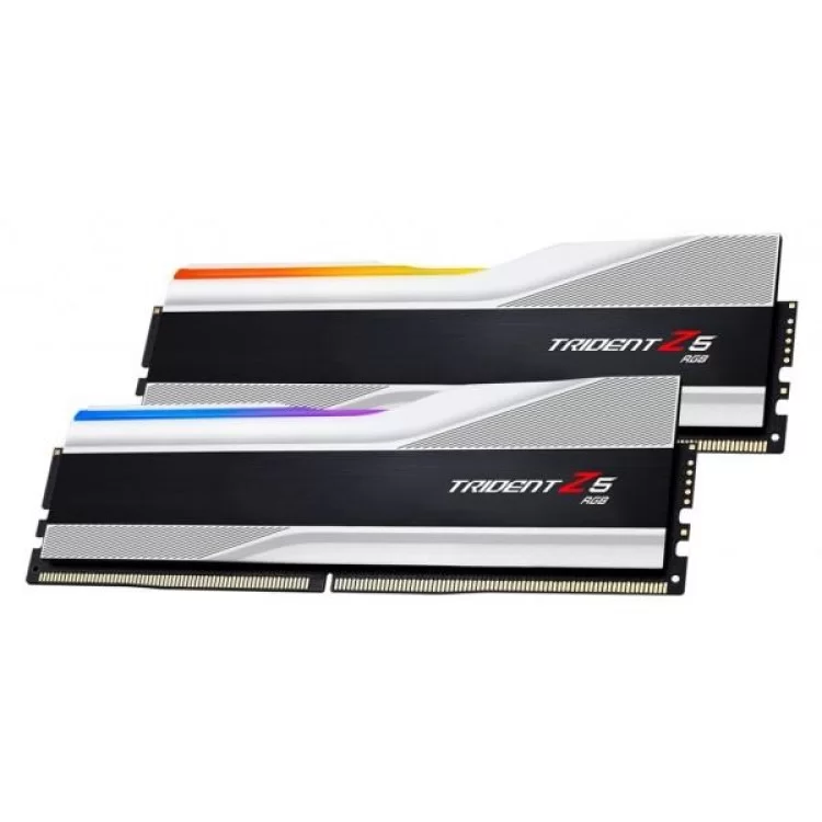 продаємо Модуль пам'яті для комп'ютера DDR5 32GB (2x16GB) 5600 MHz Trident Z5 RGB Silver G.Skill (F5-5600J3636C16GX2-TZ5RS) в Україні - фото 4