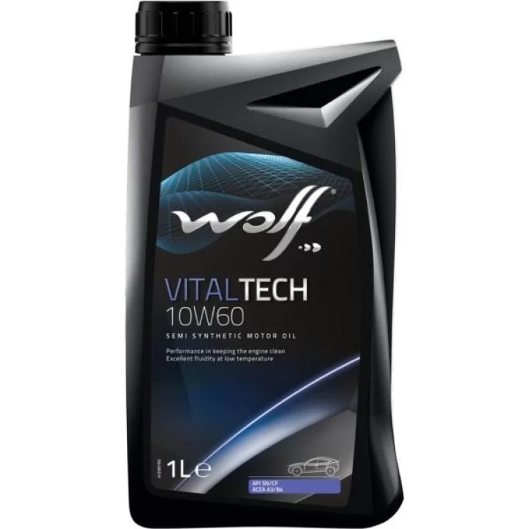 Моторное масло Wolf VITALTECH 10W60 1л (8314827)