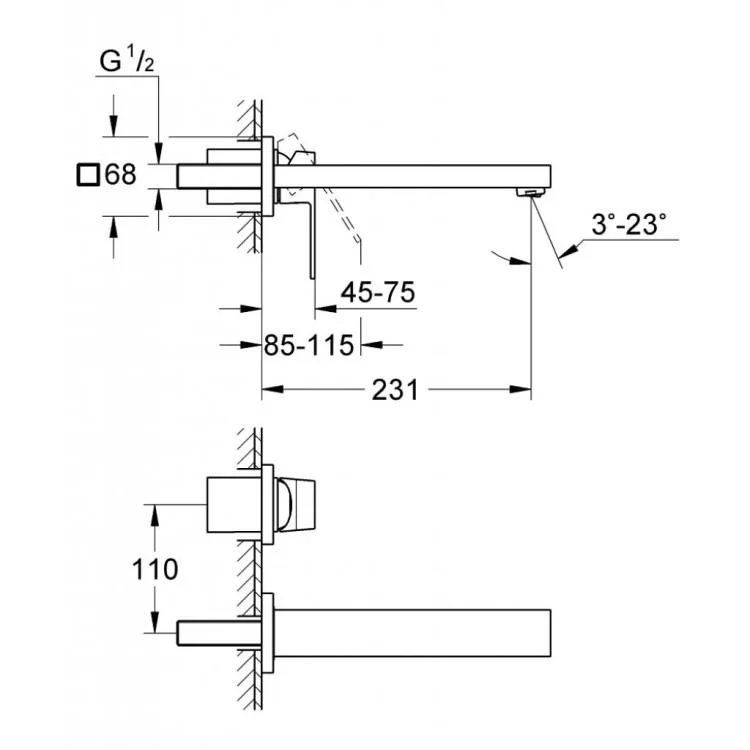 Змішувач Grohe Eurocube (23447000) ціна 18 281грн - фотографія 2