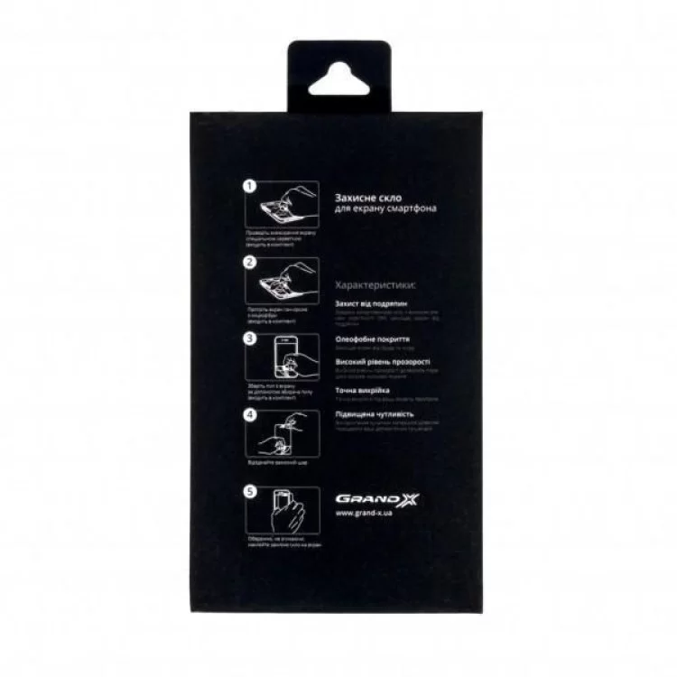 Скло захисне Grand-X Apple iPhone 13 mini 9D black (AIP13M9D) ціна 273грн - фотографія 2