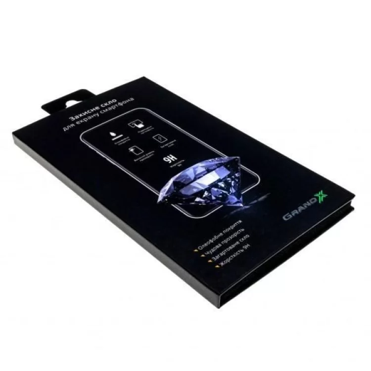 в продажу Скло захисне Grand-X Apple iPhone 13 mini 9D black (AIP13M9D) - фото 3